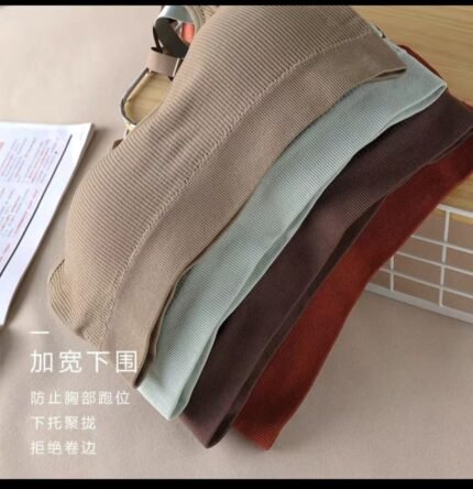 তিন পিসের কম্বো প্রিমিয়াম রিবড ডিজাইন ব্রা টপ